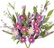2 Pcs Purple Artificial Daisy & Wildflower Bouquet with Lavender – Silk Faux Floral Arrangement for Spring & Summer Decor, Weddings & Table Centerpieces